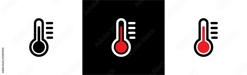 Thermometer icon symbol sign, vector illustration Thermometer icon symbol sign, vector illustration