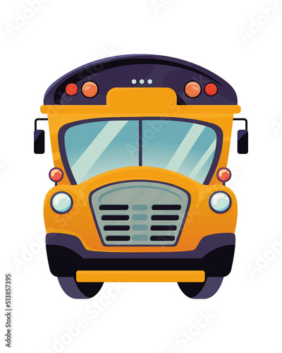 school bus front view