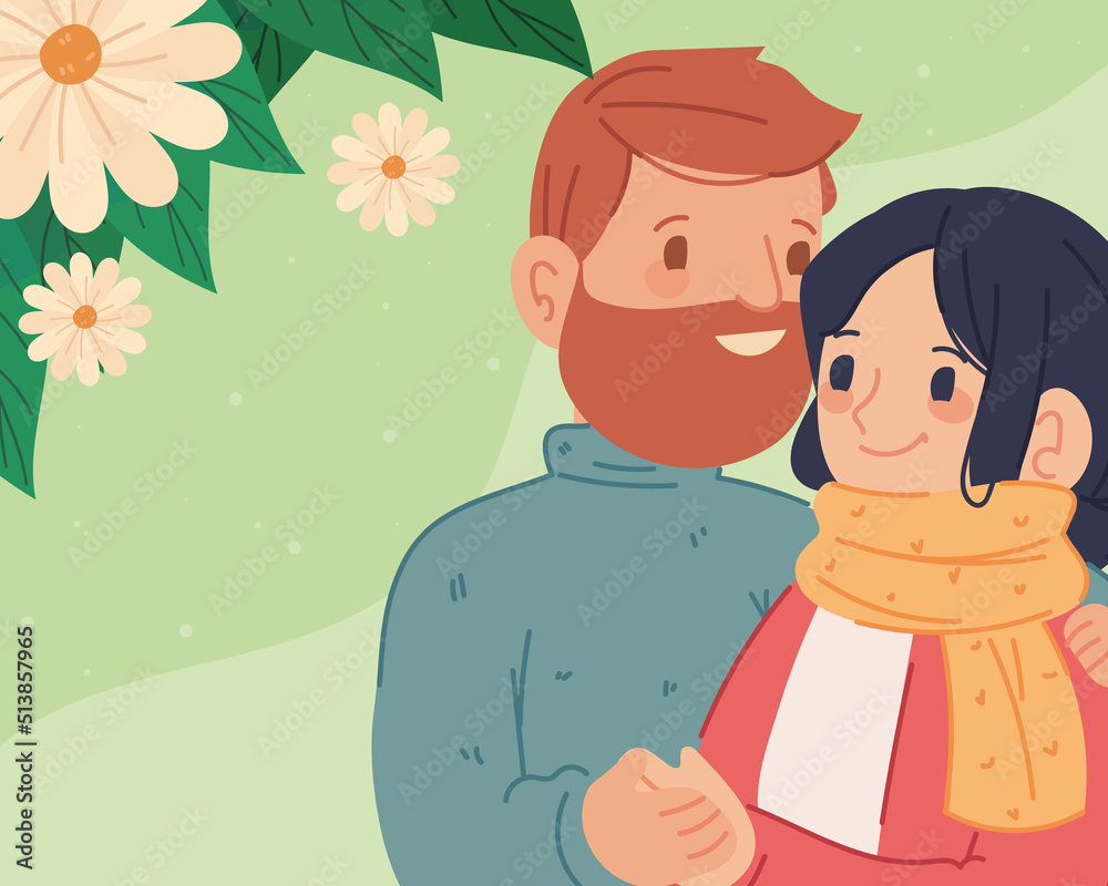 cute couple character cute couple character