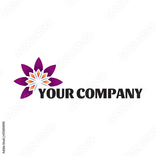 Flower Vector Logo