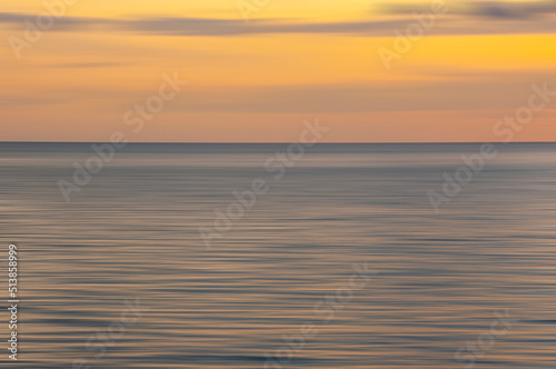 Colorful abstract Beach view background backdrop - Motion blur effect.