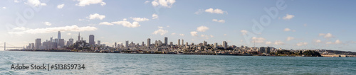 San Francisco  Alcatraz and Golden Gate Bridge. Californian greatness  