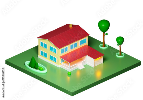 Residential building with l...