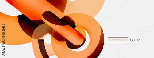 Circle abstract background. Vector illustration for wallpaper banner background card or landing page