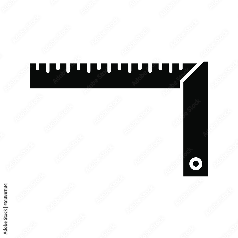 Try square icon. ruler sign.vector illustration Try square icon. ruler sign.vector illustration