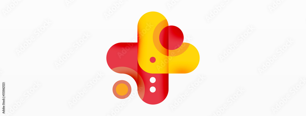 Creative geometric wallpaper. Minimal bubble arrow and circle abstract background. Techno business template for wallpaper, banner, background or landing Creative geometric wallpaper. Minimal bubble arrow and circle abstract background. Techno business template for wallpaper, banner, background or landing