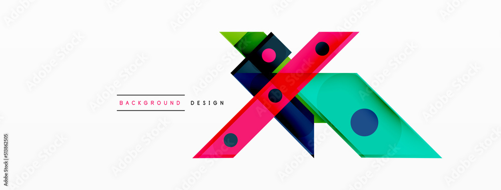 Bright colorful straight lines geometric abstract background. Trendy overlapping lines composition for wallpaper, banner, background or landing Bright colorful straight lines geometric abstract background. Trendy overlapping lines composition for wallpaper, banner, background or landing