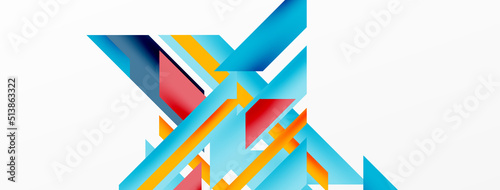 Dynamic lines background. Wallpaper for concept of AI technology, blockchain, communication, 5G, science, business and technology