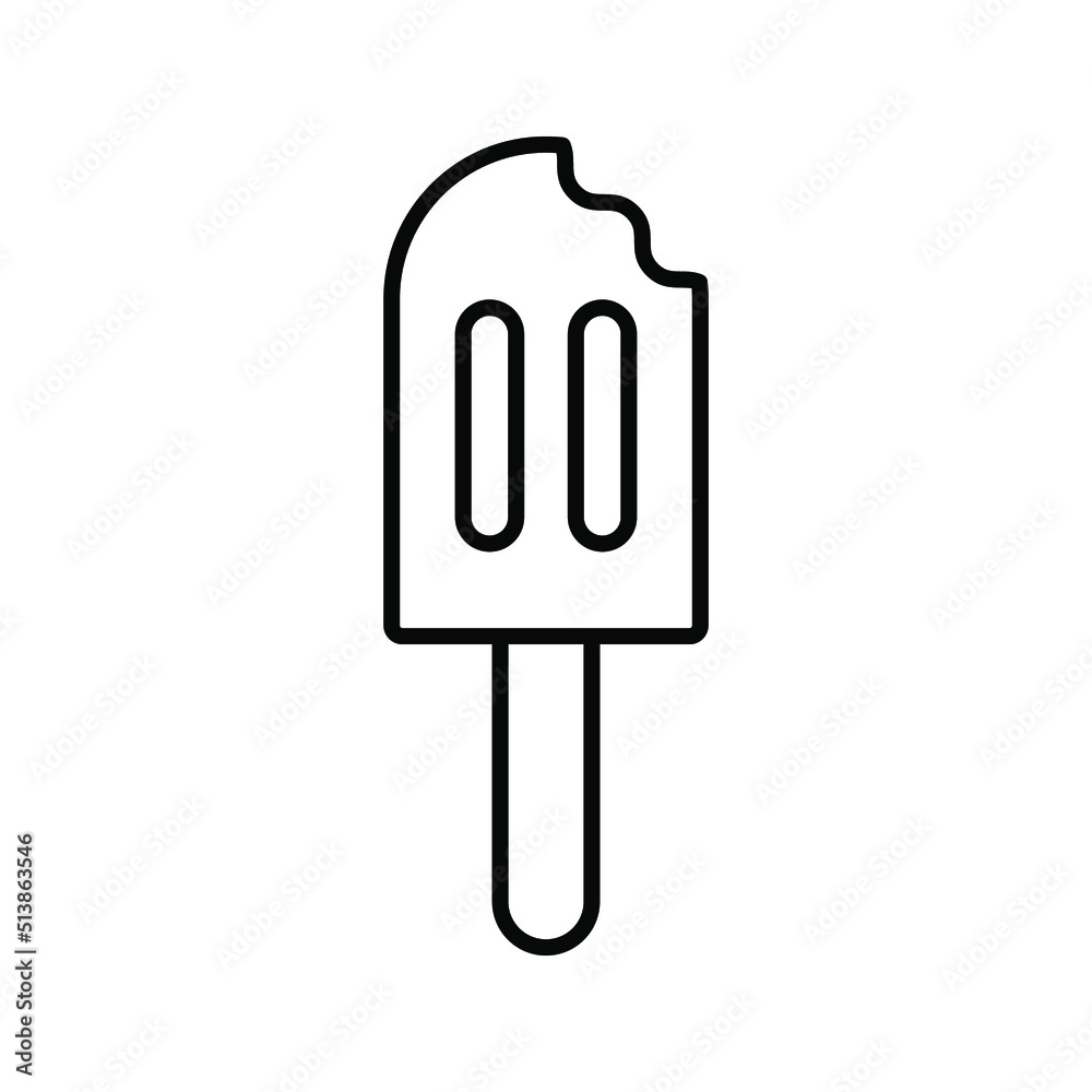 popsicle icon. ice cream sign. vector illustration popsicle icon. ice cream sign. vector illustration
