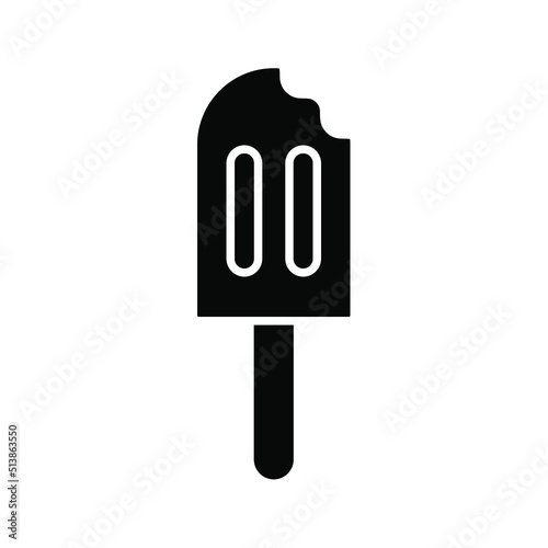 popsicle icon. ice cream sign. vector illustration