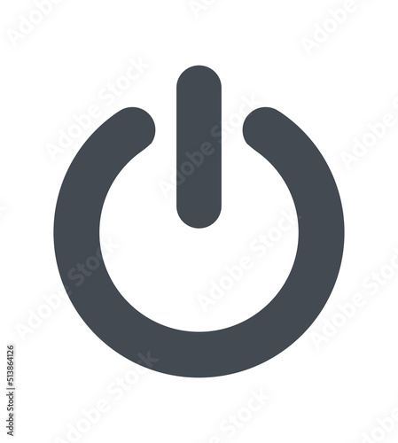 Power button symbol. icon push-button power