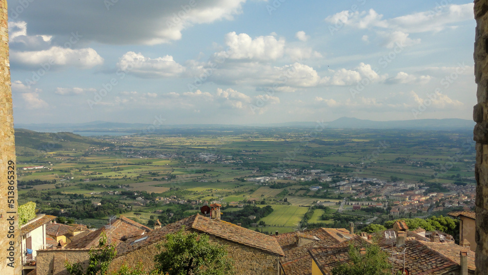 View of town Umbria