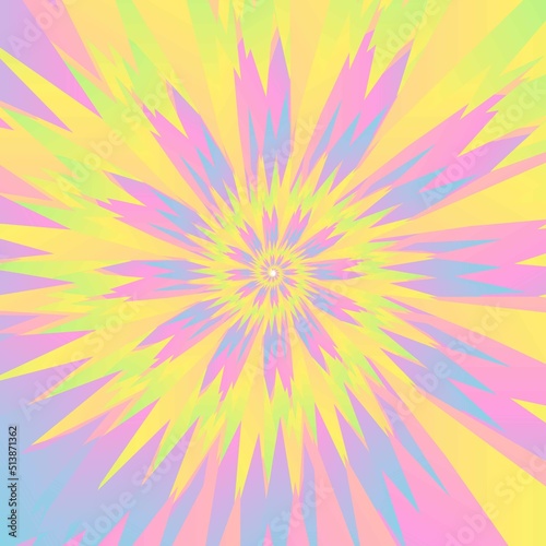 Abstract pastel swirl background. Tie dye pattern. Vector illustration.