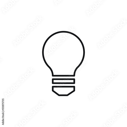 bulb lamp vector for website symbol icon presentation