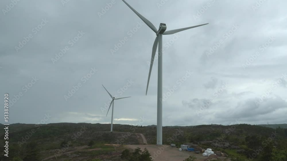 wind turbine pair sustainable energy lindesnes norway ambient sound wind turbine pair sustainable energy lindesnes norway ambient sound