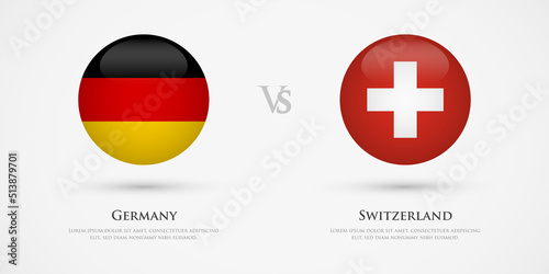 Germany vs Switzerland country flags template. The concept for game, competition, relations, friendship, cooperation, versus. Free Download Germany vs Switzerland country flags template. The concept for game, competition, relations, friendship, cooperation, versus. - GFXLoad