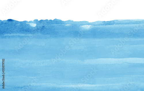 blue watercolor background © white snow