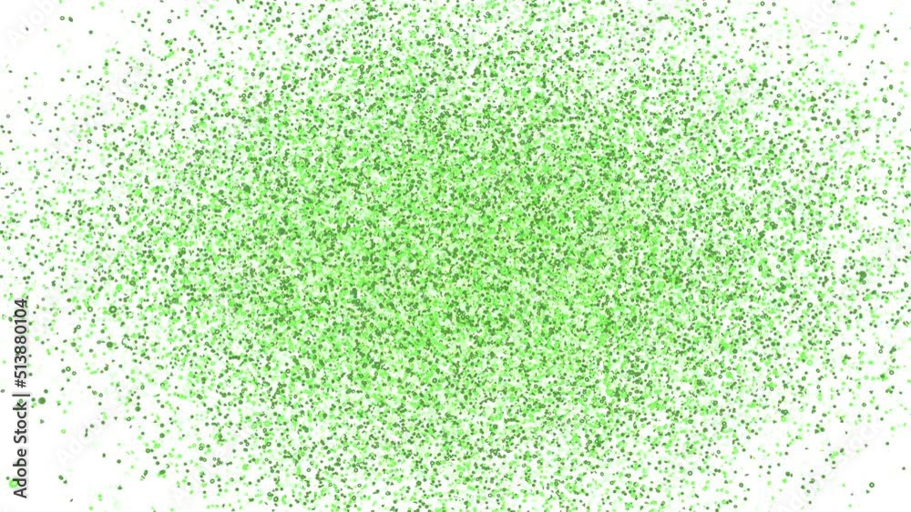 Ready steady go particles animation 3d rendering