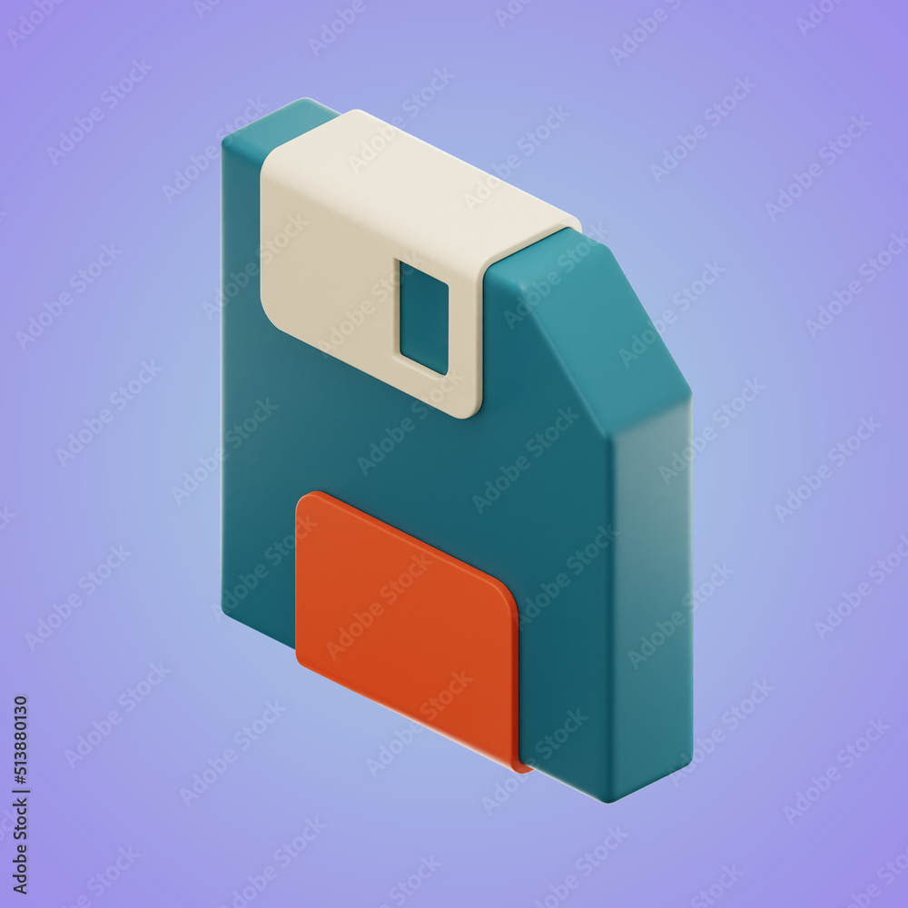 Premium disk storage icon 3d rendering on isolated background Premium disk storage icon 3d rendering on isolated background