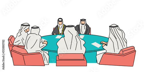 Summit meeting of arab kings and sheiks