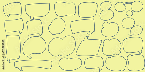 Twenty two Hand drawing doo...