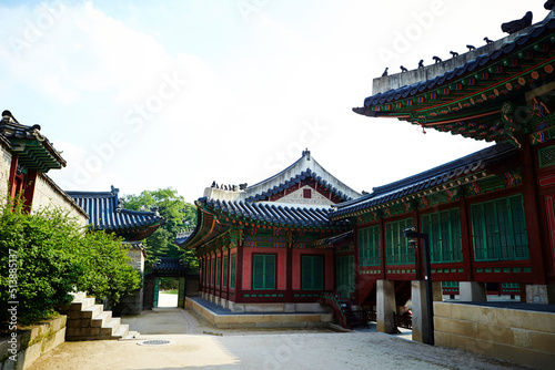 Korean traditional palace, travel in Korea  © mnimage
