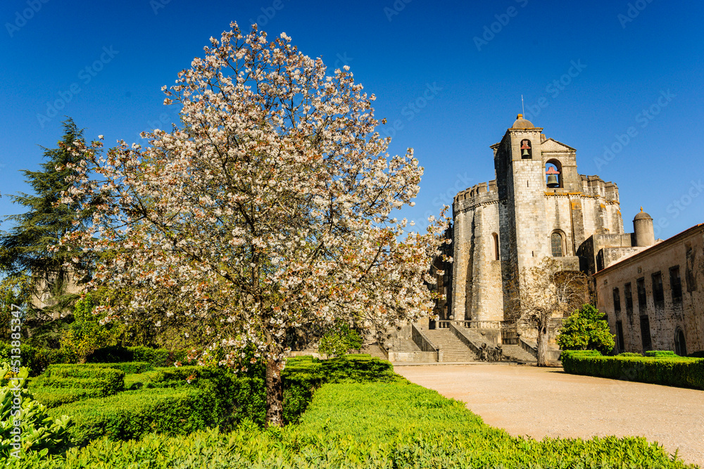 iglesia del convento de Cristo,año 1162, Tomar, distrito de Santarem, Medio Tejo, region centro, Portugal, europa