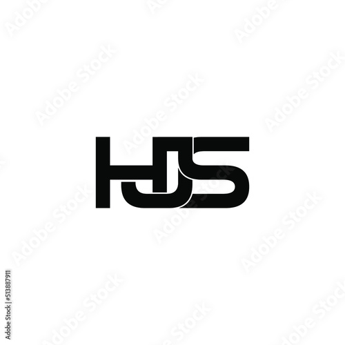 Free Download hjs letter original monogram logo design - GFXLoad