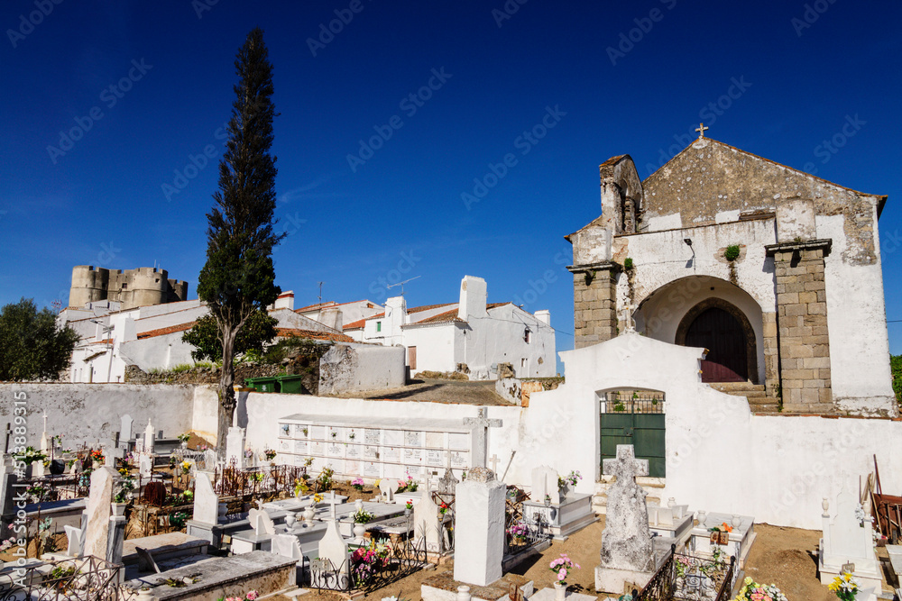 cementerio, Evoramonte ( concejo de Estremoz), Alentejo, Portugal, europa