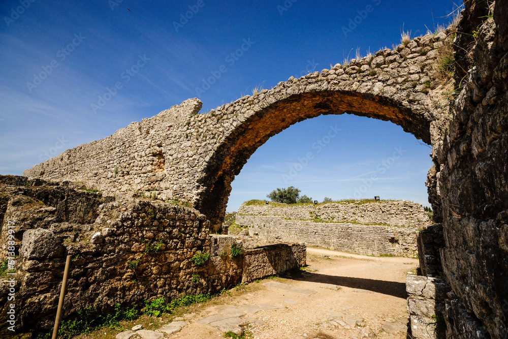 acueducto, Conimbriga, ciudad del Conventus Scallabitanus, , Portugal, europa