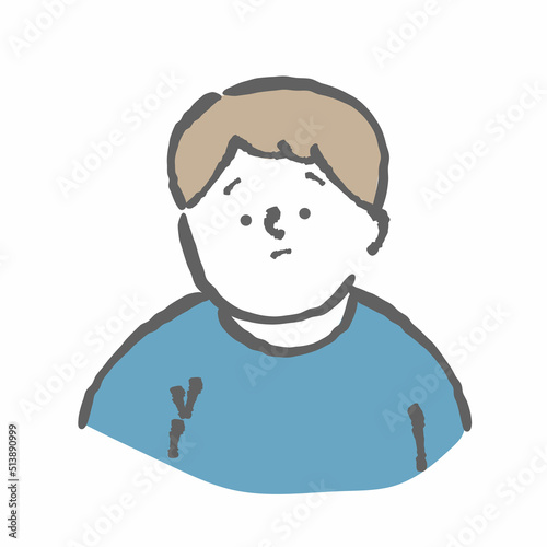 子ども　不機嫌　イラスト