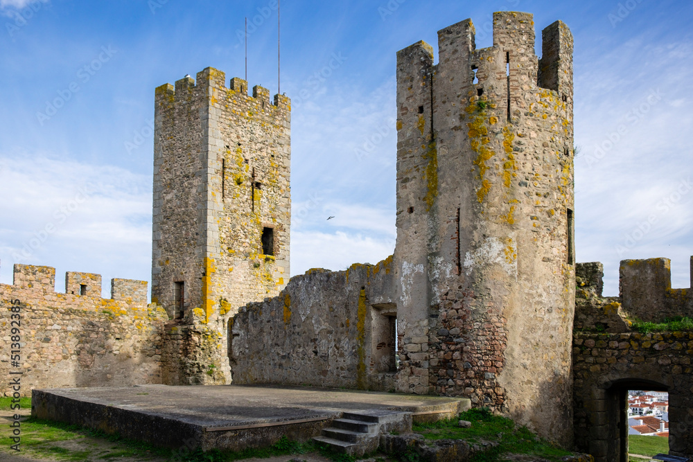 castillo medieval, Arraiolos, Distrito de Évora, Alentejo , Portugal