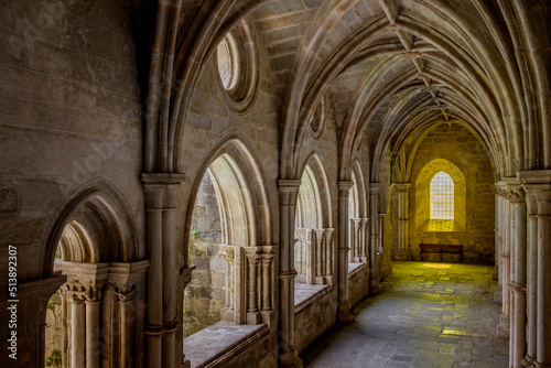 claustro, construido entre 1317 y 1340, estilo gótico, catedral de Évora, Basílica Sé Catedral de Nossa Senhora da Assunção, Évora, Alentejo, Portugal