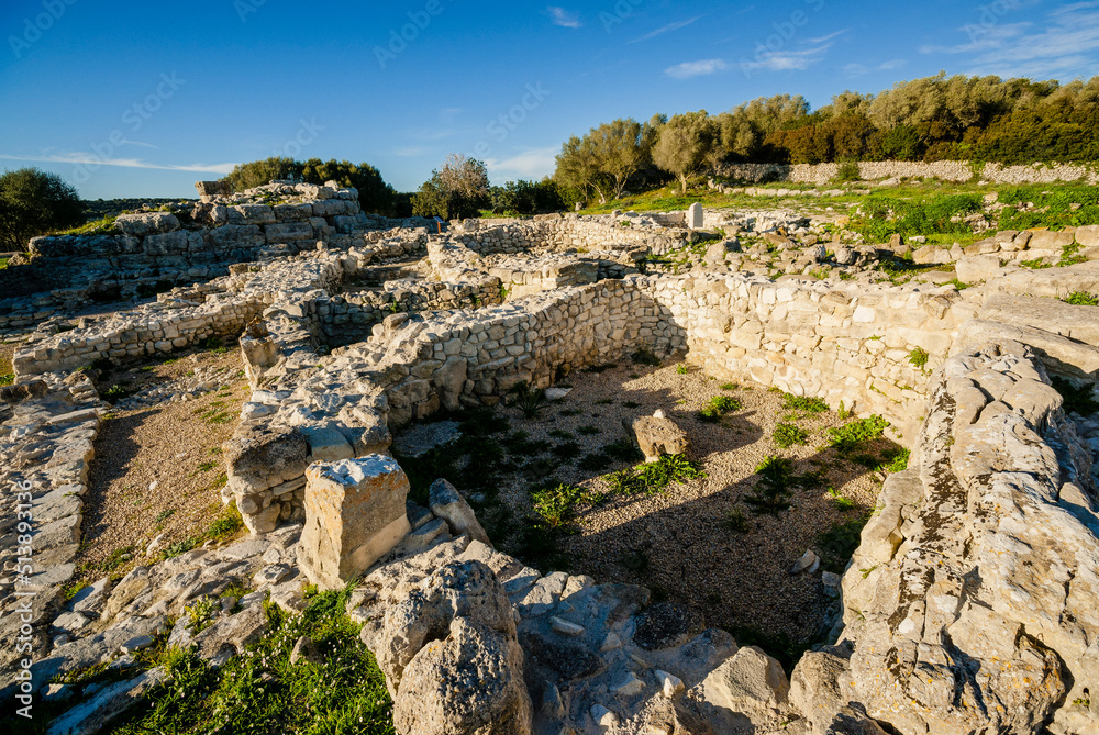 yacimiento talayotico de Son Fornes, Montuiri,  época talayótica (1300-123 a. C.)  Comarca de Es Pla , Mallorca, Spain