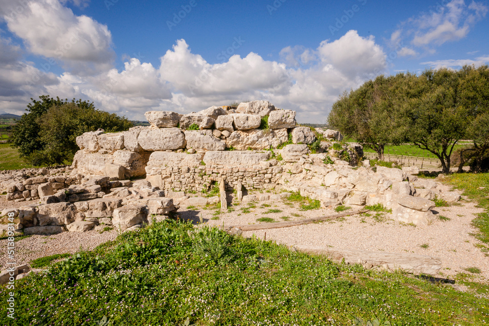 poblado talayotico de Son Fornells, Montuiri,  época talayótica (1300-123 a. C.)  Comarca de Es Pla, Mallorca,islas baleares, Spain