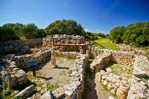 Talaiot techado.Yacimiento arqueologico de s' Hospitalet Vell. 1000-900 antes de Jesucristo.Mallorca.Islas Baleares. España.