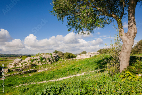 poblado talayotico de Son Fornells, Montuiri,  época talayótica (1300-123 a. C.)  Comarca de Es Pla, Mallorca,islas baleares, Spain photo