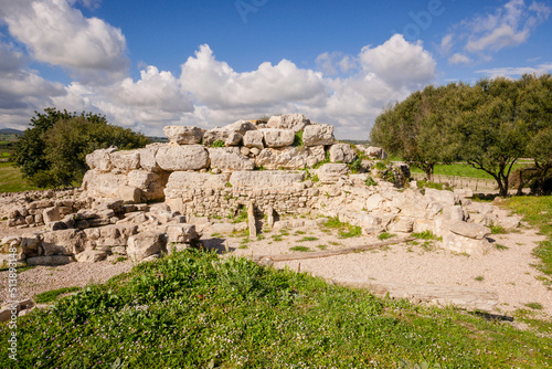 poblado talayotico de Son Fornells, Montuiri, época talayótica (1300-123 a. C.) Comarca de Es Pla, Mallorca,islas baleares, Spain