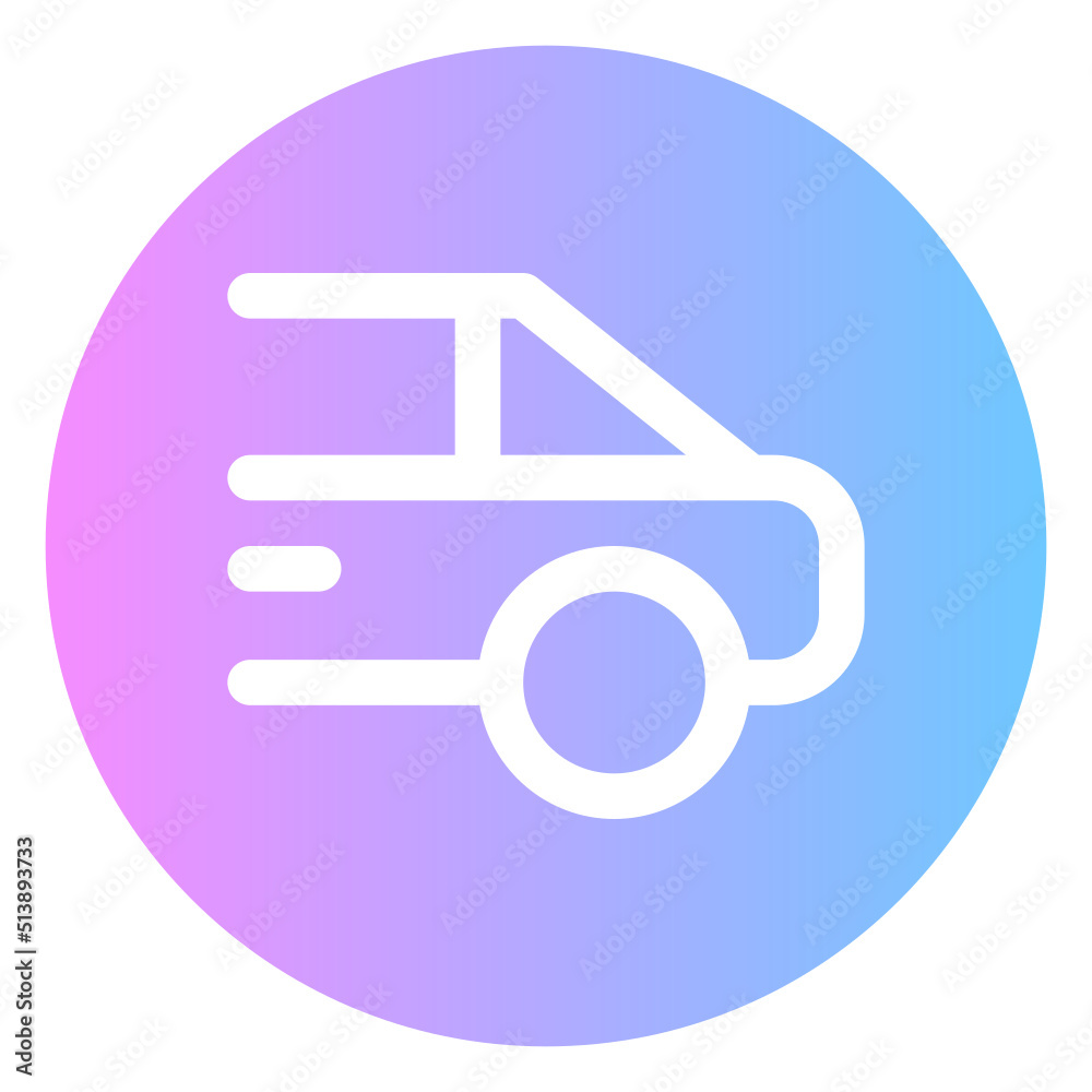 car gradient icon car gradient icon