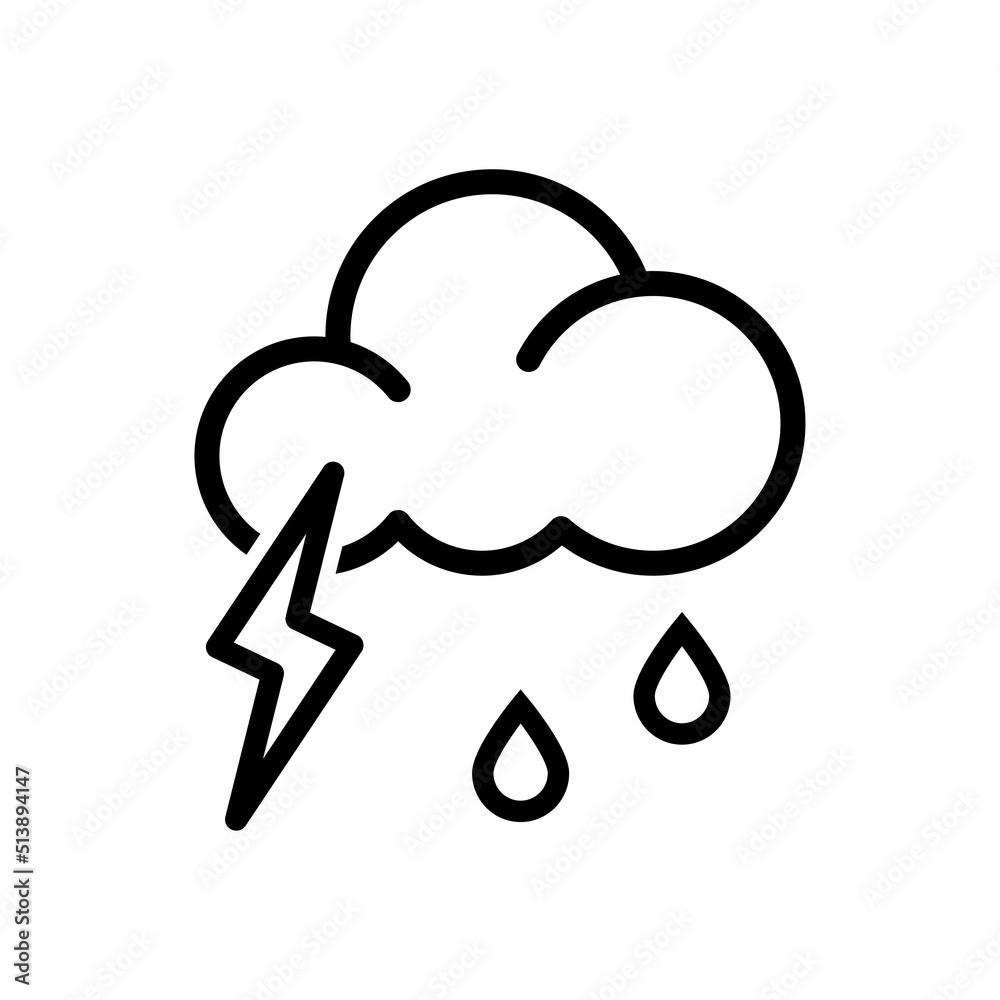 Weather icon, meteorology and climate symbol. Weather icon, meteorology and climate symbol.
