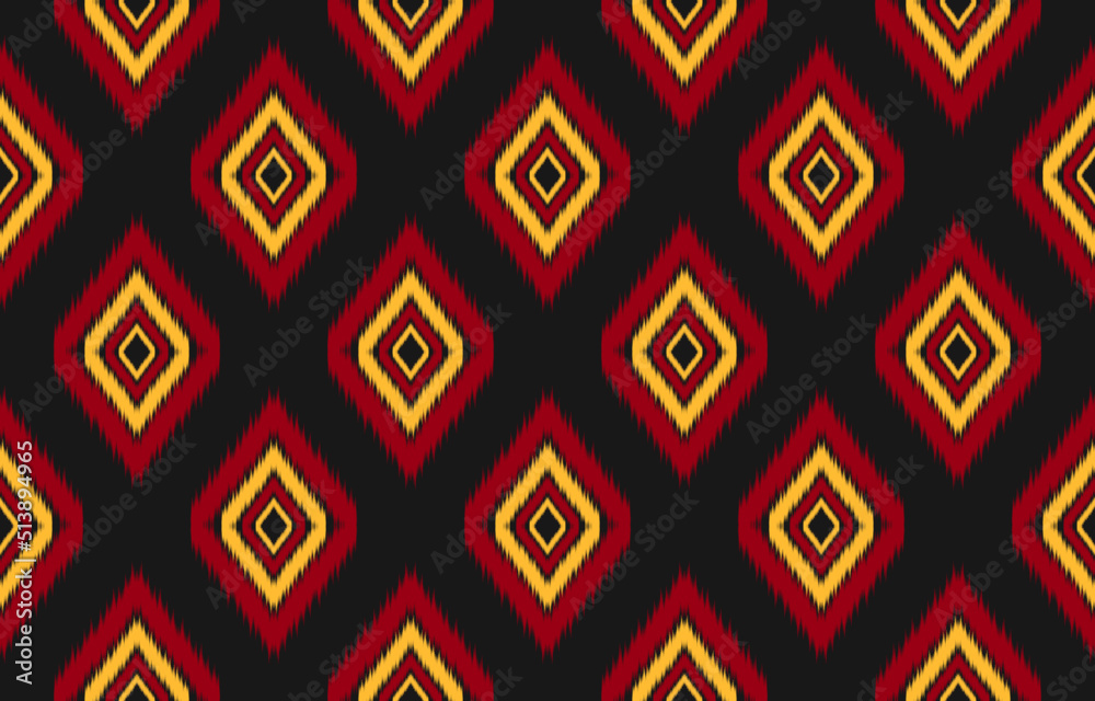 custom made wallpaper toronto digitalGeometric ethnic ikat seamless pattern in tribal. Fabric American, Mexican style. Design for background, wallpaper, illustration, fabric, clothing, carpet, textile, batik, embroidery.