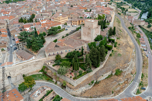 Castle of the town of Ciudad Rodrigo in the province of Salamanca photo