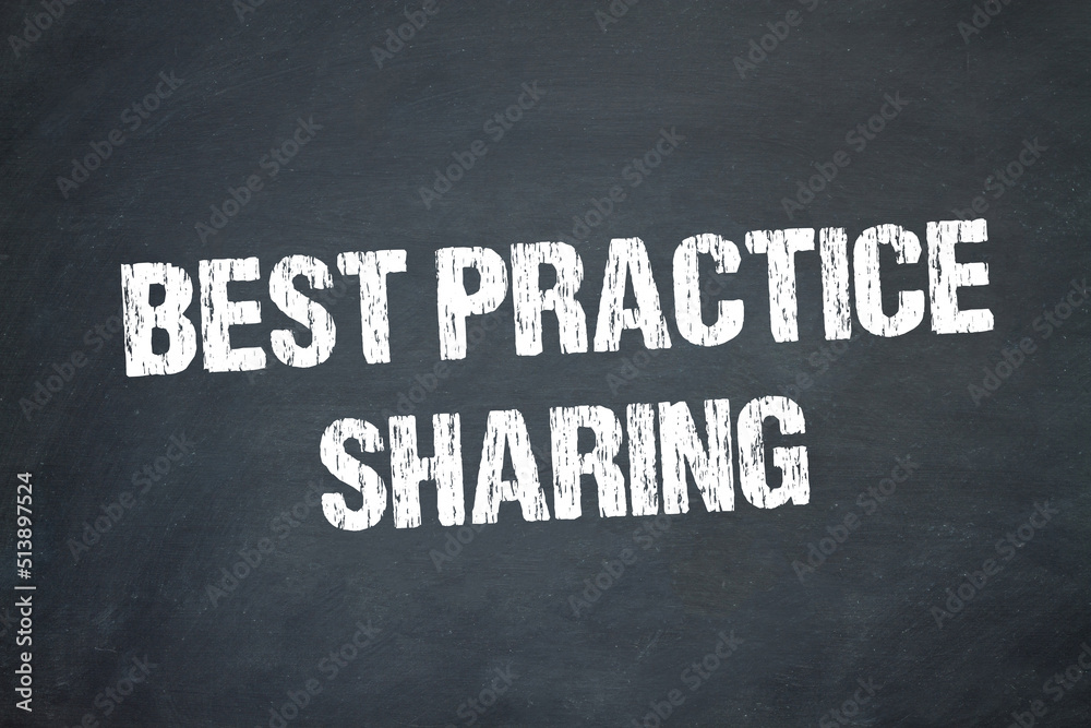 Obraz premium Best Practice Sharing
