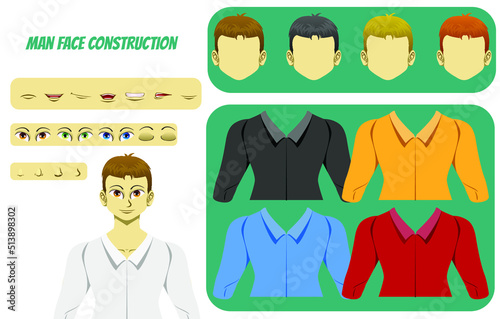 Man Face Construction