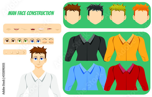Man Face Construction