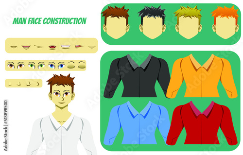 Man Face Construction