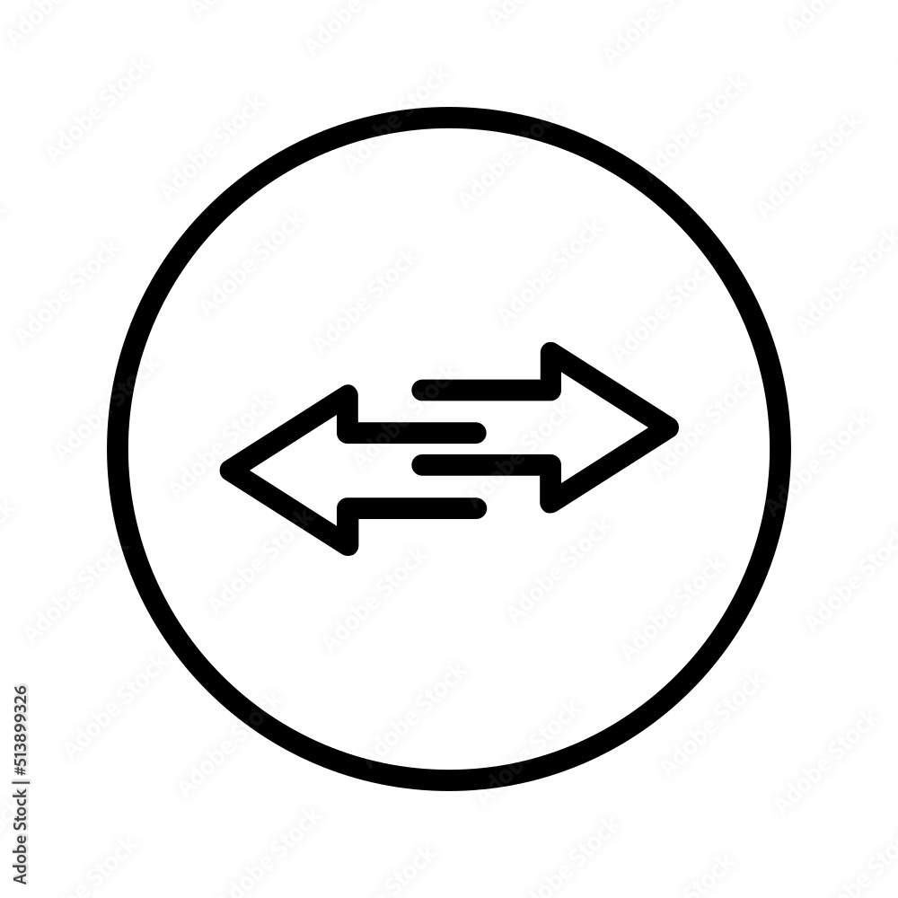 Black line icon for Double arrow Black line icon for Double arrow