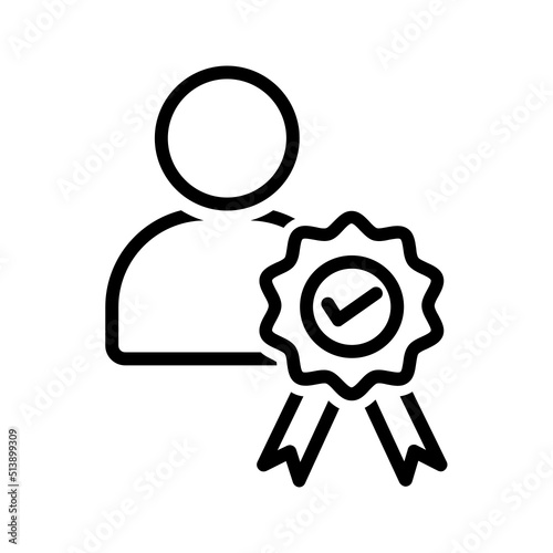 Black line icon for Best