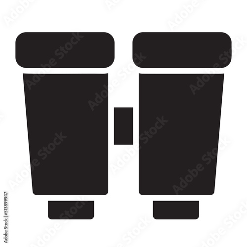 Binocular glyph icon