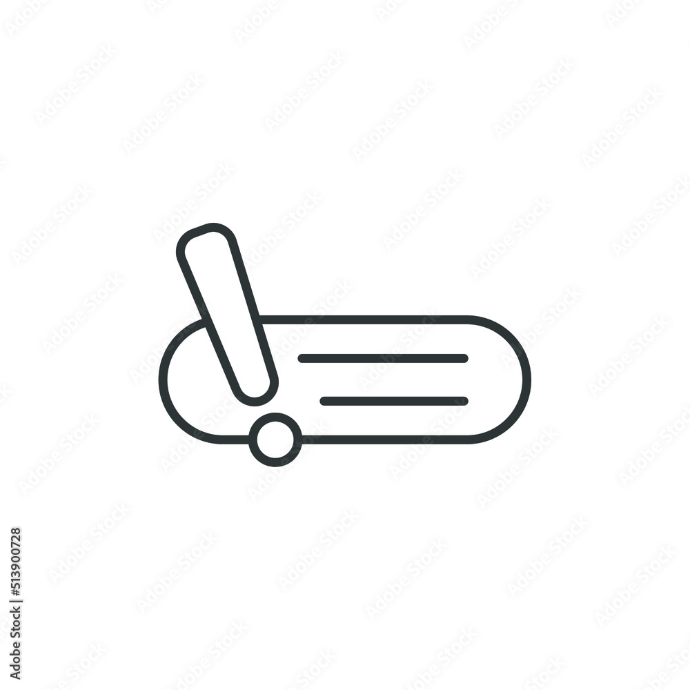 Vector sign of the exclamation symbol is isolated on a white background. exclamation icon color editable. Vector sign of the exclamation symbol is isolated on a white background. exclamation icon color editable.